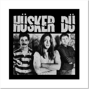 Husker Du Vintage BW Posters and Art